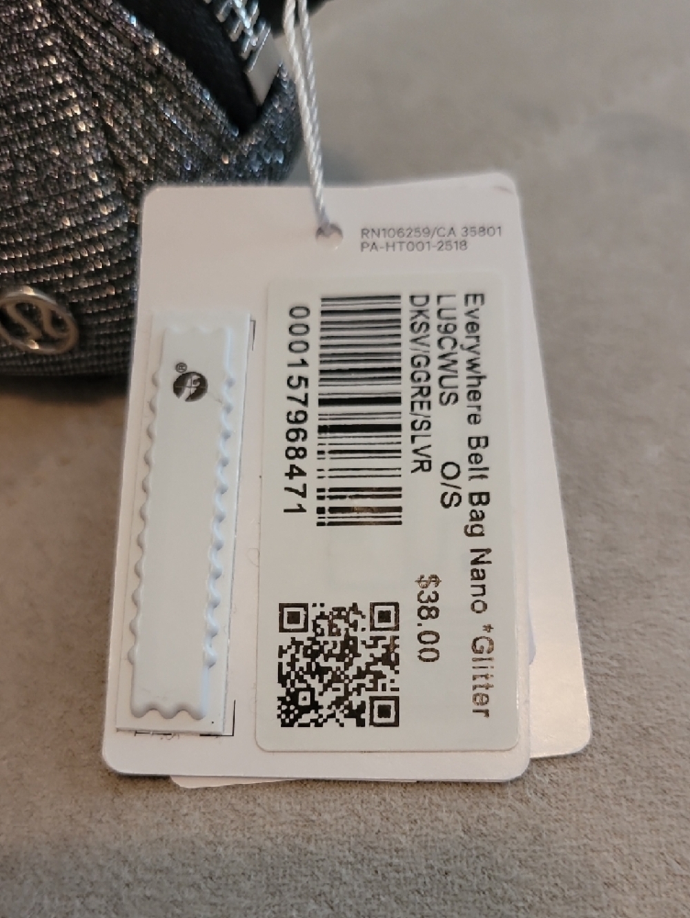 Lululemon Athletica Everywhere Belt Bag Nano Glitter NWT - Picture 2 of 3